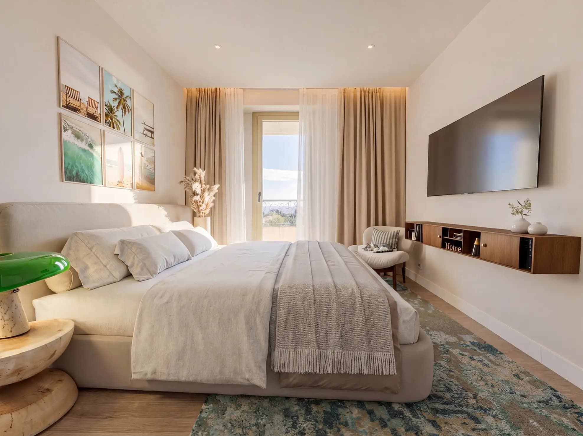 Deuxième chambre — après décoration